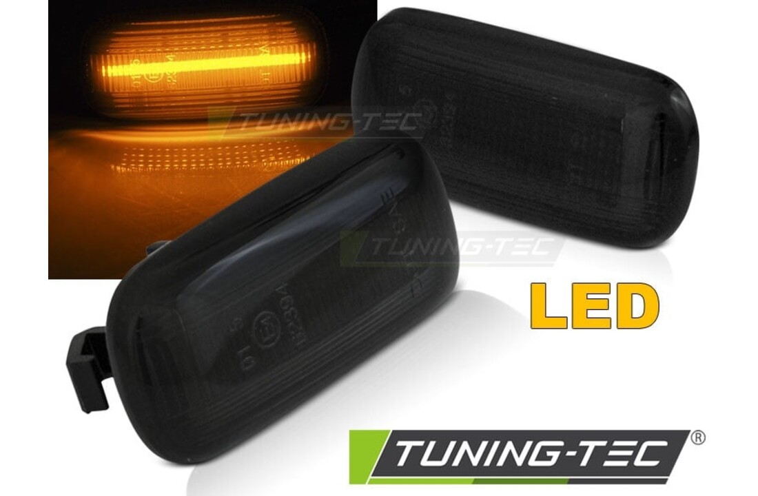 Zijkant knipperlichten geschikt voor Audi A4 B6 10 00-10 04 / A4 B7 11 04-08 smoke LED