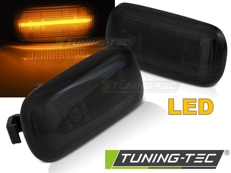Zijkant knipperlichten geschikt voor Audi A4 B6 10 00-10 04 / A4 B7 11 04-08 smoke LED