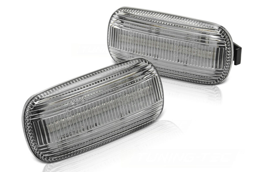 Zijkant knipperlichten geschikt voor Audi A4 B6 10 00-10 04 / A4 B7 11 04-08 wit LED