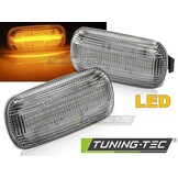 Zijkant knipperlichten geschikt voor Audi A4 B6 10 00-10 04 / A4 B7 11 04-08 wit LED
