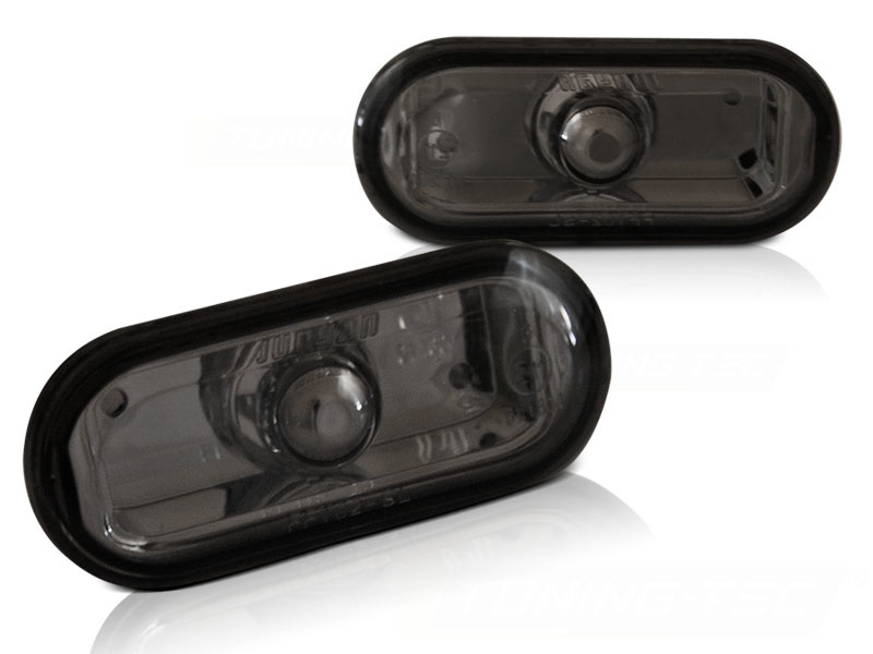 Zijkant knipperlichten geschikt voor Ford Fiesta MK6 05 02-08 / C-MAX / Focus MK2 smoke