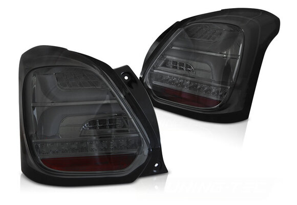 Achterlichten geschikt voor Suzuki Swift VI 17- smoke LED seq