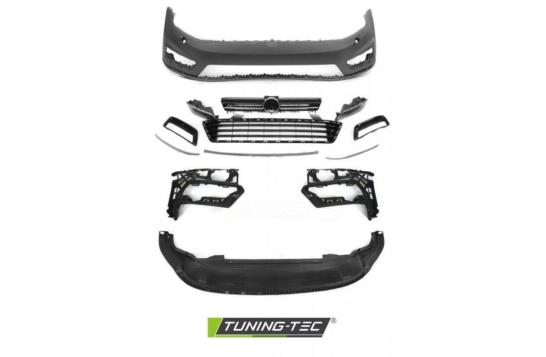 Tuning bumper geschikt voor VW Golf 7 13-17 R-Line look