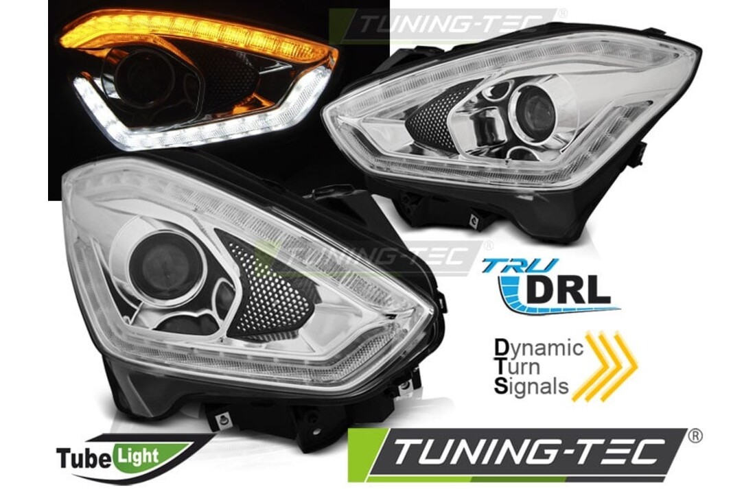 Koplampen geschikt voor Suzuki Swift VI 17- seq chroom