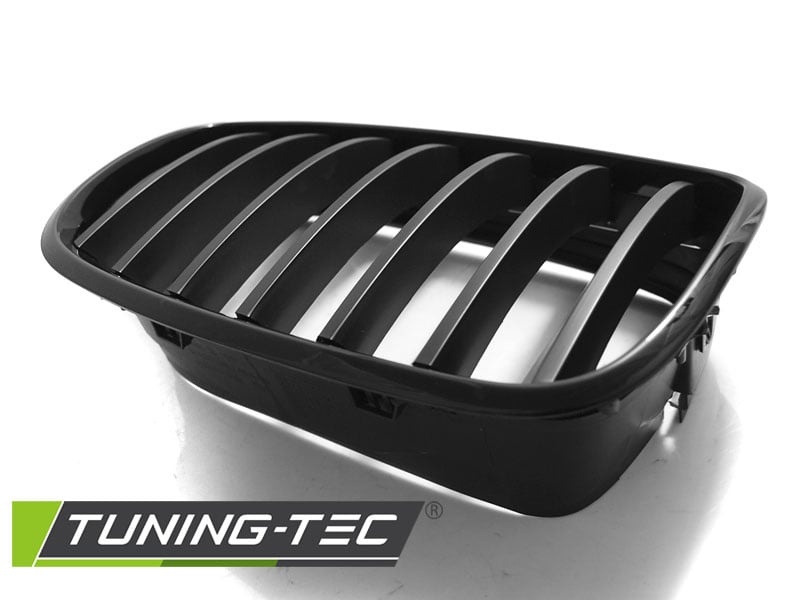 Grill geschikt voor BMW X5 E70/X6 E71 08- glanzend zwart