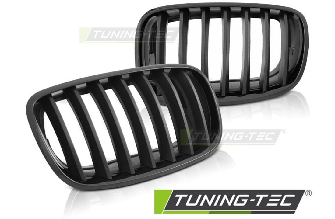 Grill geschikt voor BMW X5 E70/X6 E71 08- glanzend zwart