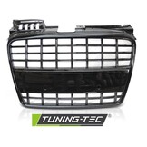 Grill AUDI A4 B7 04-08 S8 LOOK GLANZEND ZWART