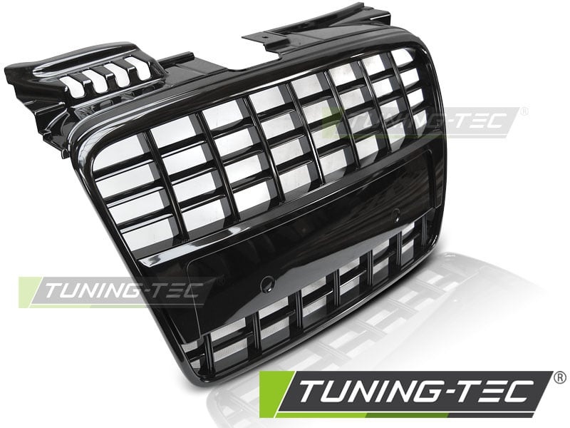 Grill AUDI A4 B7 04-08 S8 LOOK GLANZEND ZWART