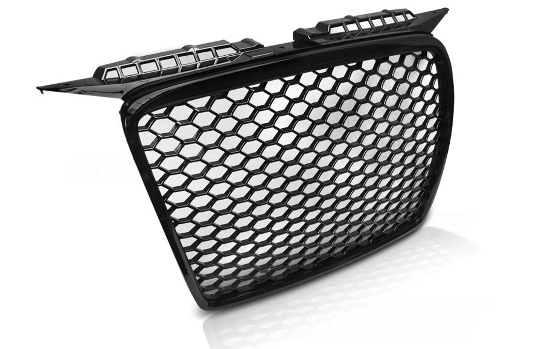 Grill geschikt voor AUDI A3 05-08 RS LOOK GLANZEND ZWART