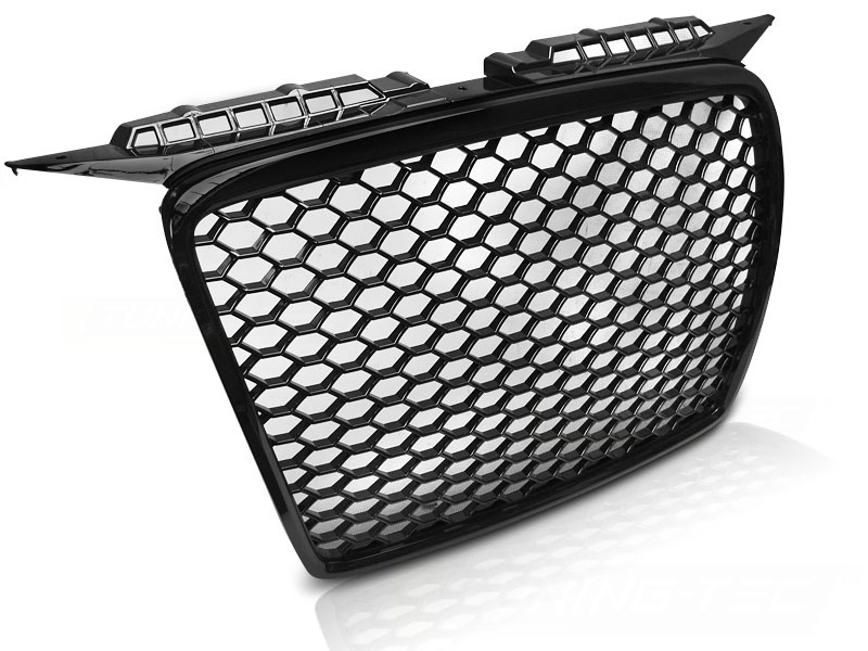 Grill AUDI A3 05-08 RS LOOK GLANZEND ZWART