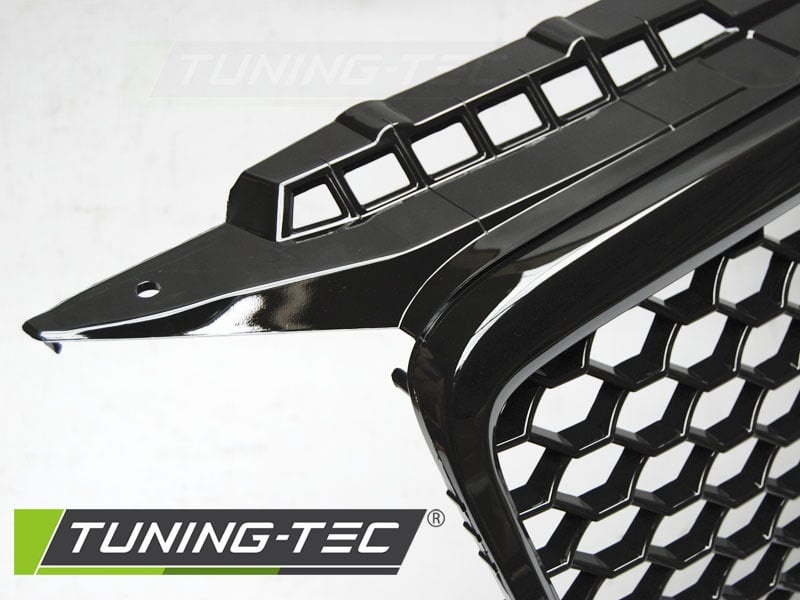 Grill AUDI A3 05-08 RS LOOK GLANZEND ZWART