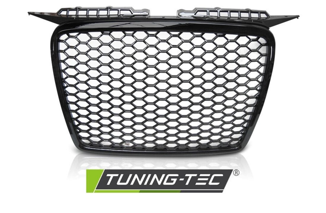 Grill geschikt voor AUDI A3 05-08 RS LOOK GLANZEND ZWART