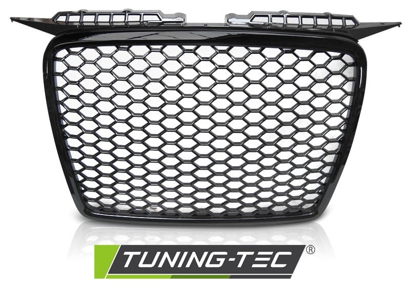 Grill AUDI A3 05-08 RS LOOK GLANZEND ZWART