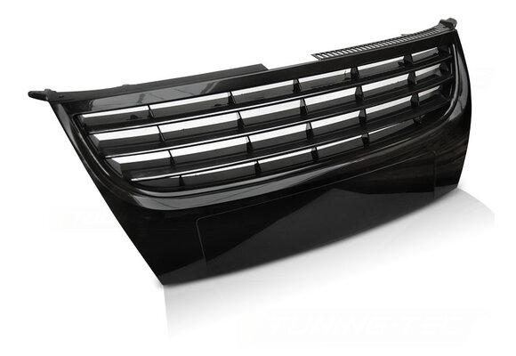 Grill geschikt voor VW Touran 07-10 glanzend zwart