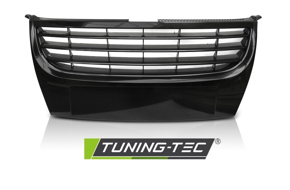 Grill geschikt voor VW Touran 07-10 glanzend zwart