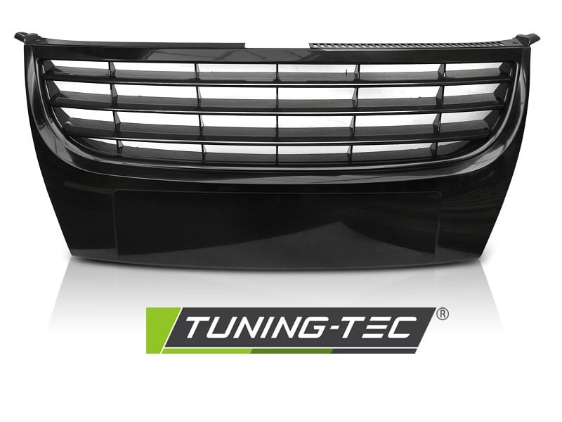 Grill geschikt voor VW Touran 07-10 glanzend zwart