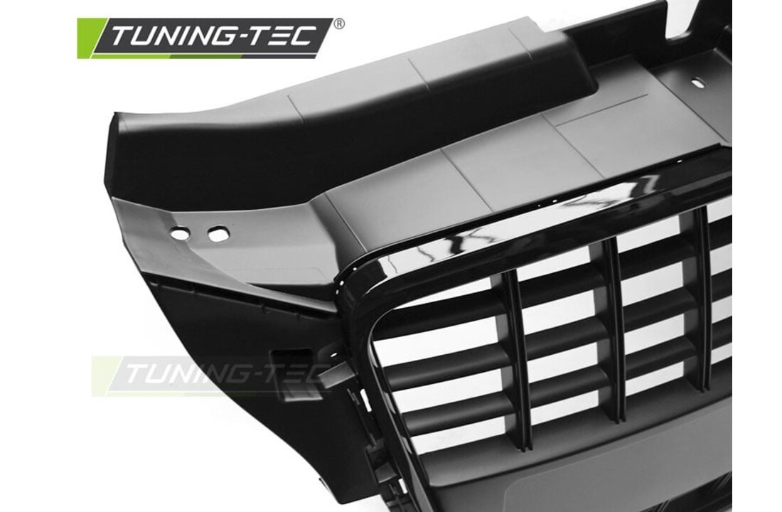 Grill geschikt voor AUDI A3 08-12 S8 LOOK GLANZEND ZWART