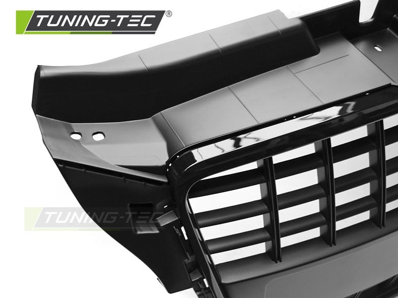 Grill geschikt voor AUDI A3 08-12 S8 LOOK GLANZEND ZWART