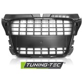 Grill geschikt voor AUDI A3 08-12 S8 LOOK GLANZEND ZWART