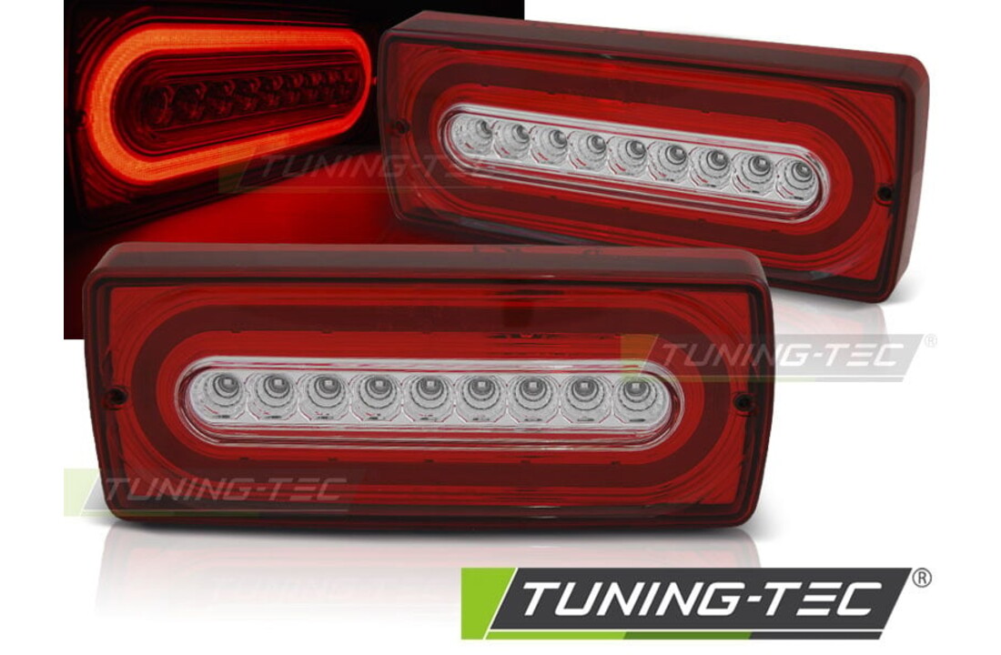 Achterlichten geschikt voor Mercedes W463 G-Klasse 90-12 rood helder LED seq