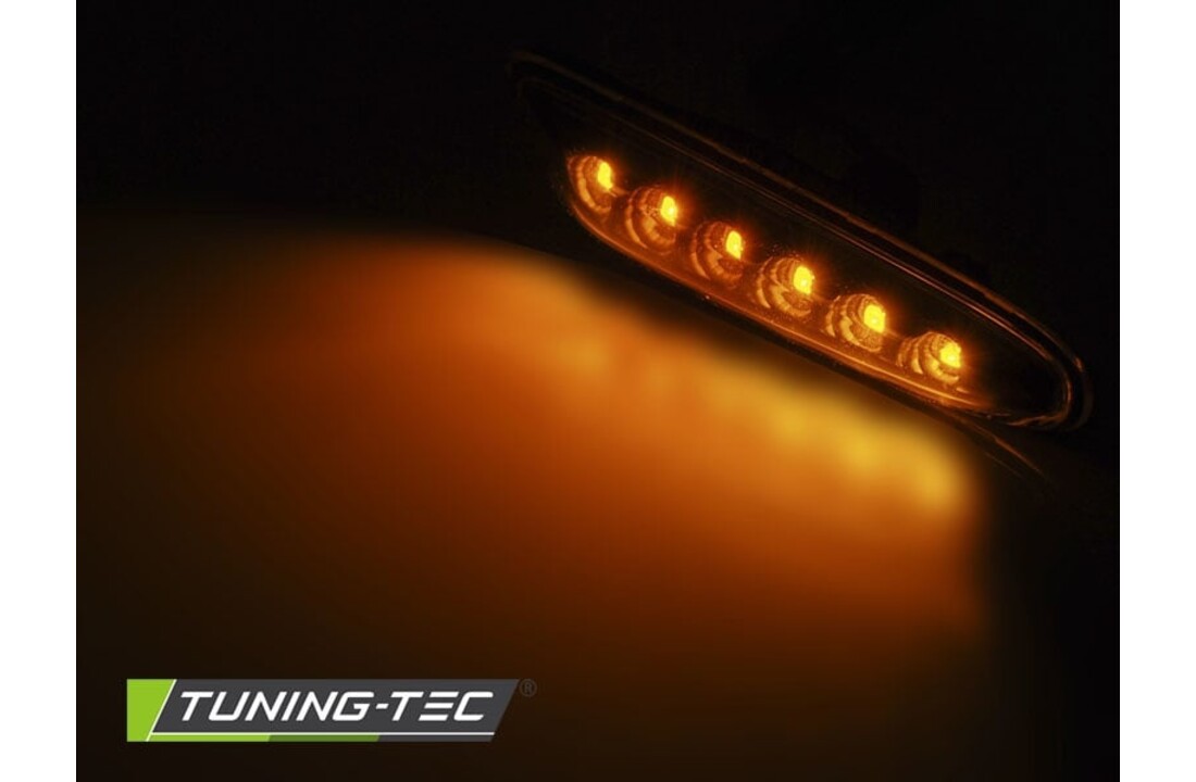 Zijkant knipperlichten geschikt voor BMW E46 09 01-03 05 zwart LED