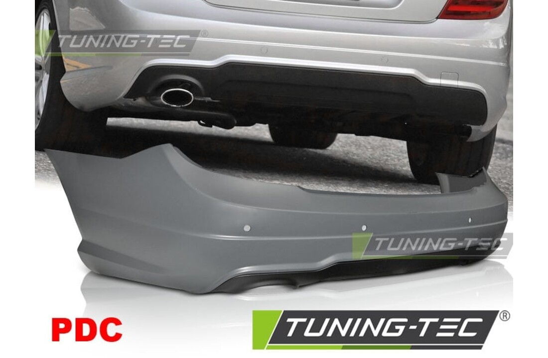 Achterbumper geschikt voor Mercedes W204 11-14 coupe / sedan AMG stijl