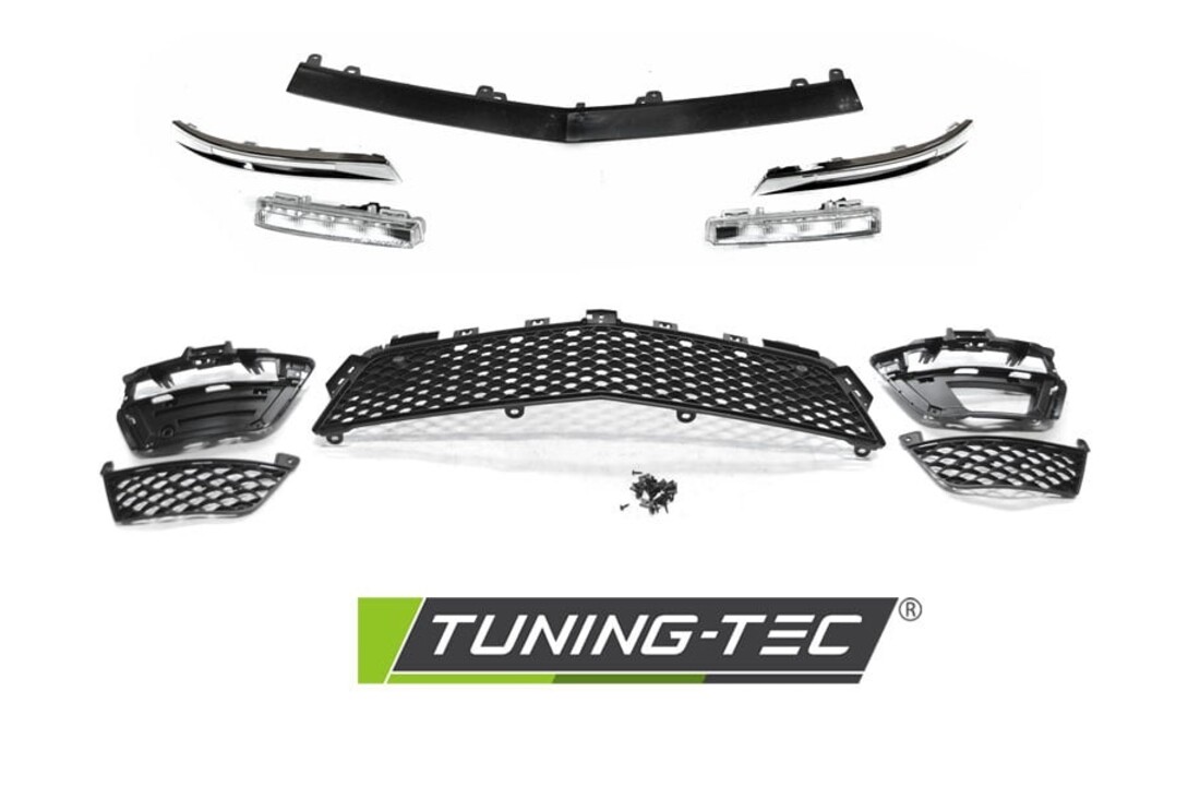 Tuning bumper geschikt voor Mercedes W204 11-14 C63 stijl PDC