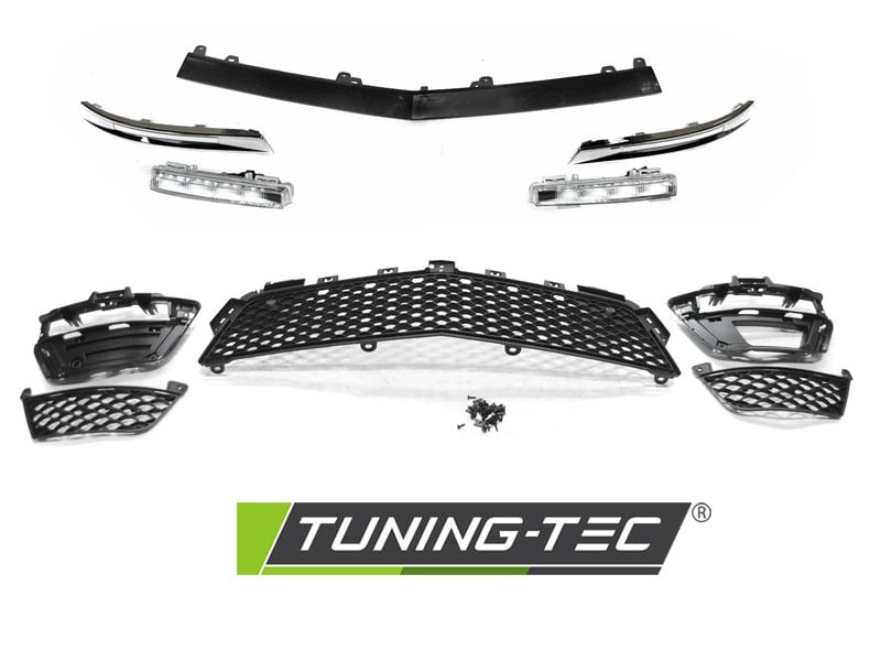 Tuning bumper geschikt voor Mercedes W204 11-14 C63 stijl PDC