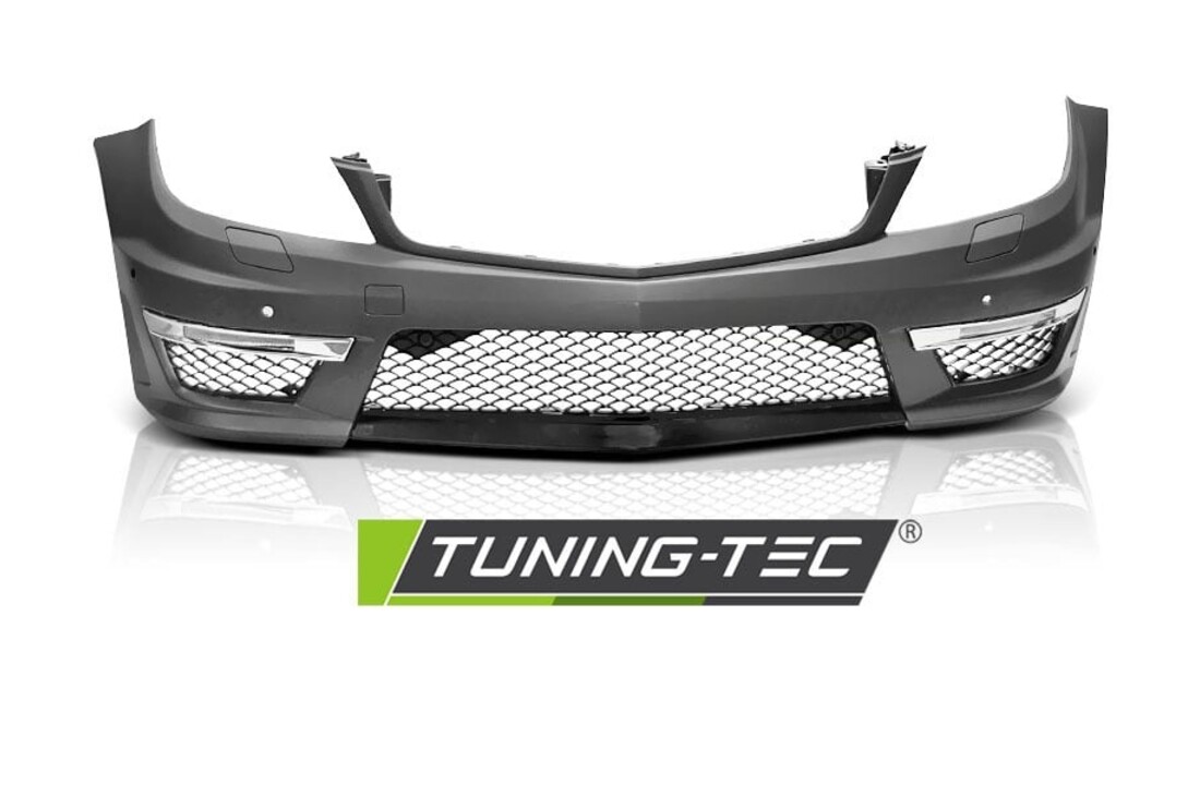 Tuning bumper geschikt voor Mercedes W204 11-14 C63 stijl PDC