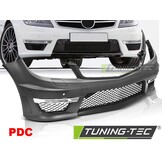 Tuning bumper geschikt voor Mercedes W204 11-14 C63 stijl PDC
