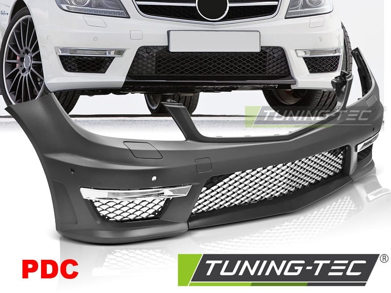 Tuning bumper geschikt voor Mercedes W204 11-14 C63 stijl PDC
