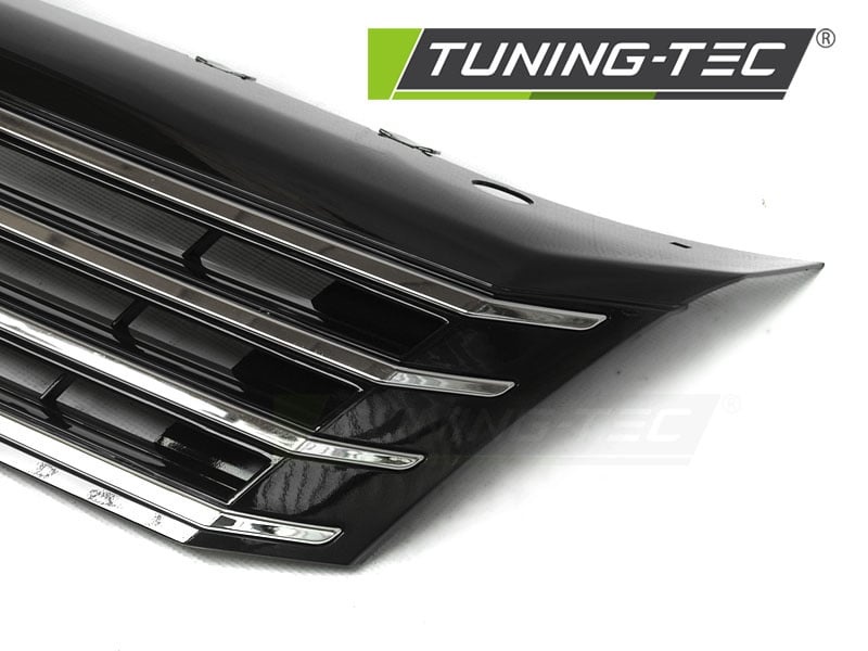 Grill geschikt voor VW Passat B7 10-14 chroom zwart