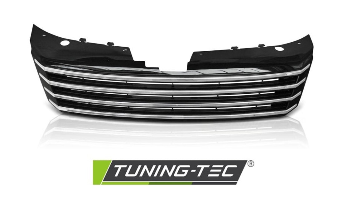 Grill geschikt voor VW Passat B7 10-14 chroom zwart