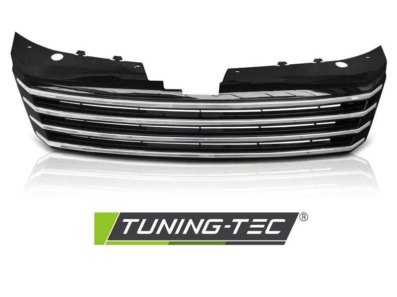 Grill geschikt voor VW Passat B7 10-14 chroom zwart