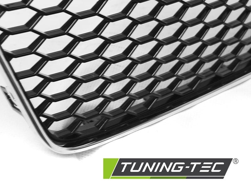 Grill AUDI A5 11-16 RS5 STIJL CHROOM ZWART