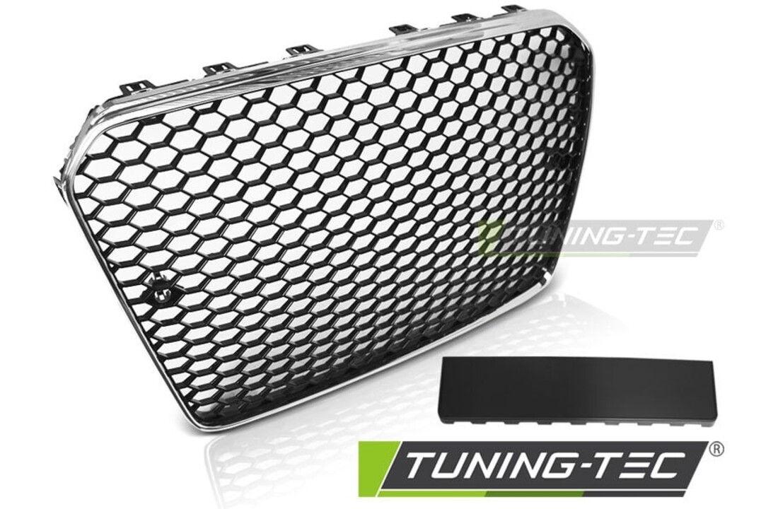 Grill AUDI A5 11-16 RS5 STIJL CHROOM ZWART