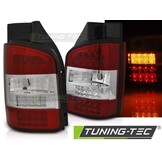 Achterlichten geschikt voor VW T5 04 03-09 rood helder LED transporter