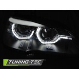 Koplampen xenon geschikt voor BMW X5 E70 07-10 AE DRL LED zwart afs HID
