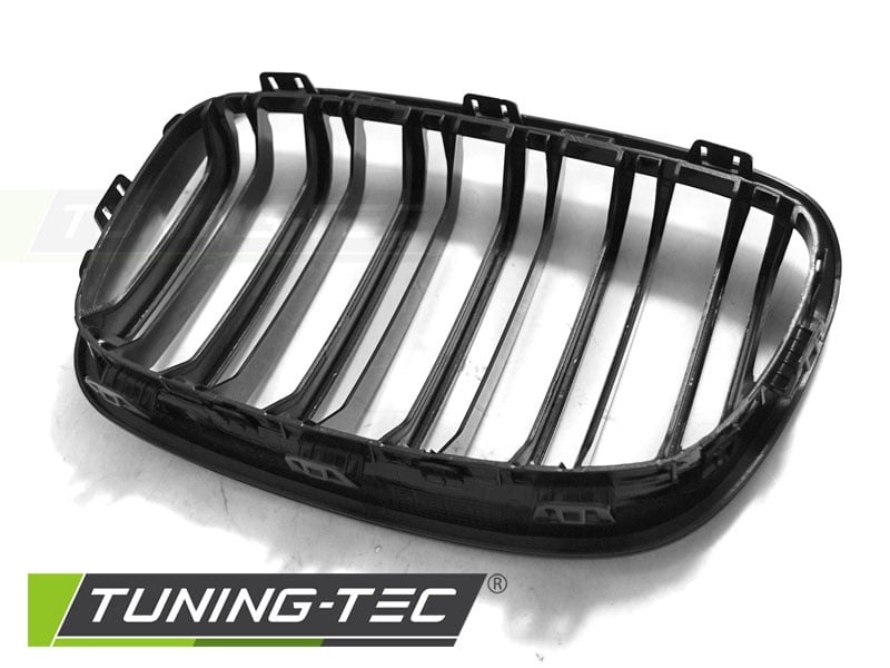 Grill geschikt voor BMW F20/F21 11-12 14 glanzend zwart dubbele stang M-Look