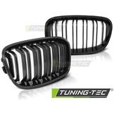Grill geschikt voor BMW F20/F21 11-12 14 glanzend zwart dubbele stang M-Look