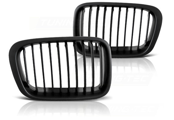 Grill geschikt voor BMW E46 05 98-08 01 zwart mat