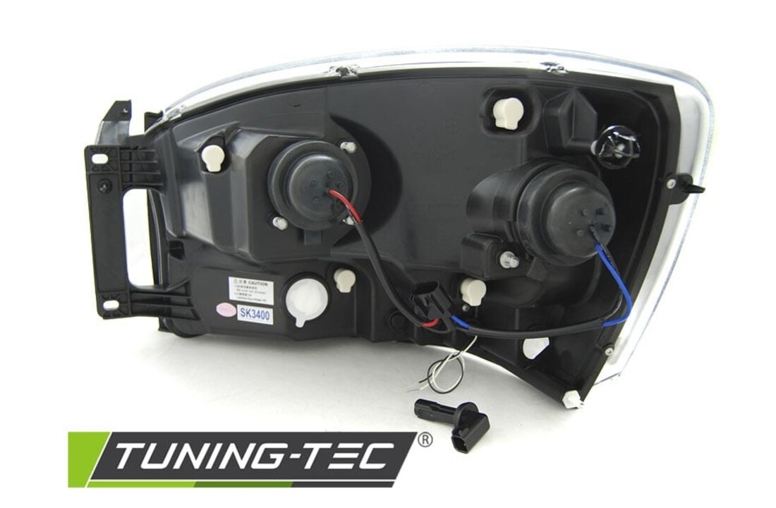 Koplampen met parkeerlicht geschikt voor Dodge Ram 06-08 chroom