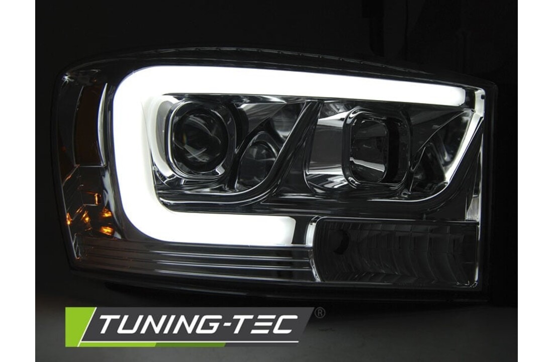 Koplampen met parkeerlicht geschikt voor Dodge Ram 06-08 chroom