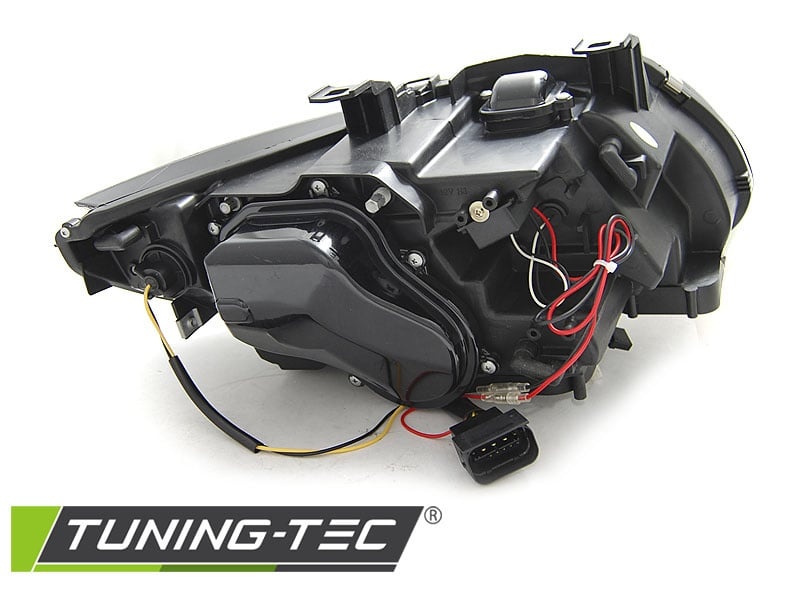 Koplampen xenon geschikt voor BMW E92/E93 06-10 Angel Eyes LED zwart HID