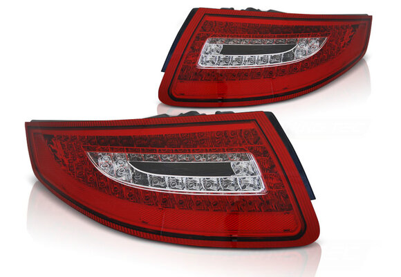 Achterlichten geschikt voor Porsche 911 997 04-09 rood helder LED
