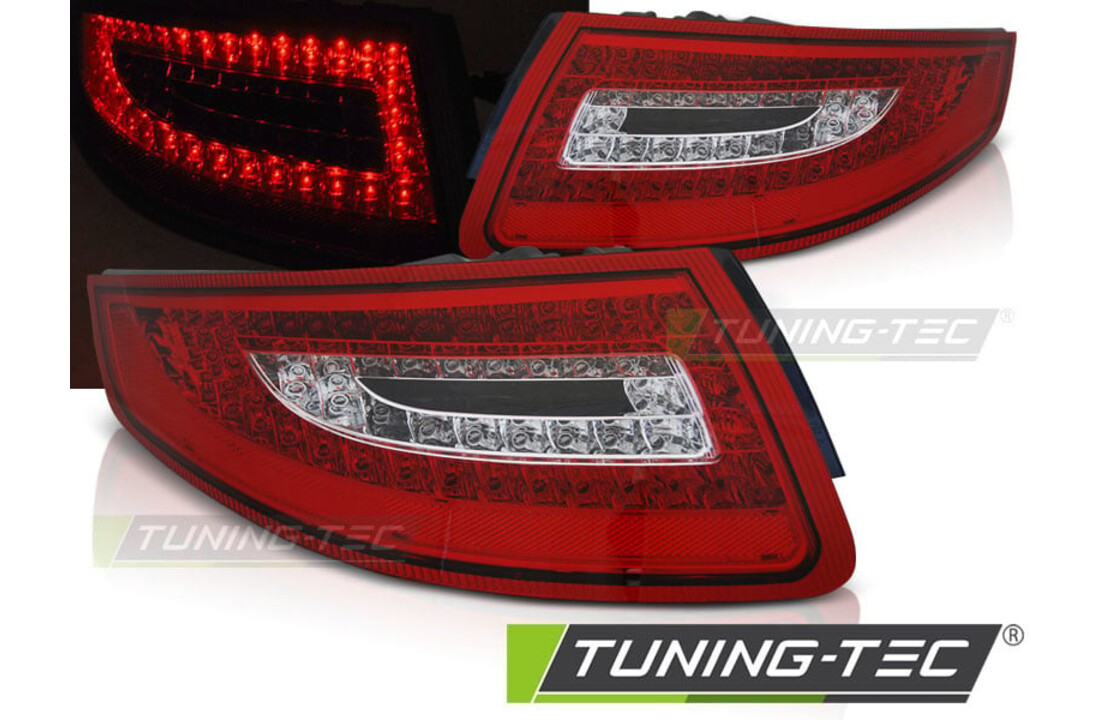 Achterlichten geschikt voor Porsche 911 997 04-09 rood helder LED