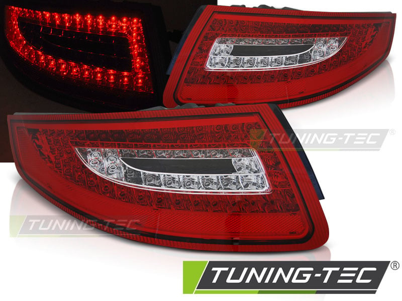 Achterlichten geschikt voor Porsche 911 997 04-09 rood helder LED