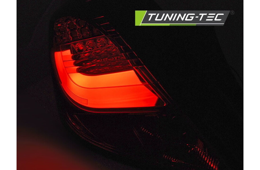 Achterlichten geschikt voor Opel Corsa D 3D 04 06-14 zwart LED strip