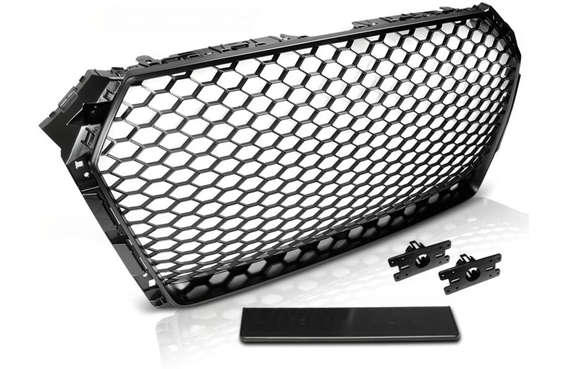 Grill AUDI A4 B9 15-19 ZWART RS-STIJL