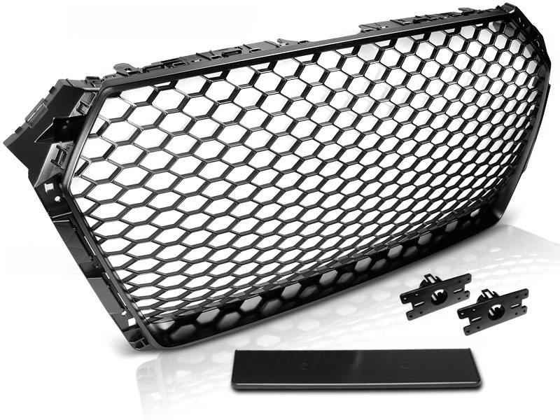 Grill AUDI A4 B9 15-19 ZWART RS-STIJL